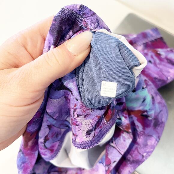 Lululemon Align High-Rise Leggings Pants 25" Iridescent Floral Multi Purple 6 - Picture 3 of 10